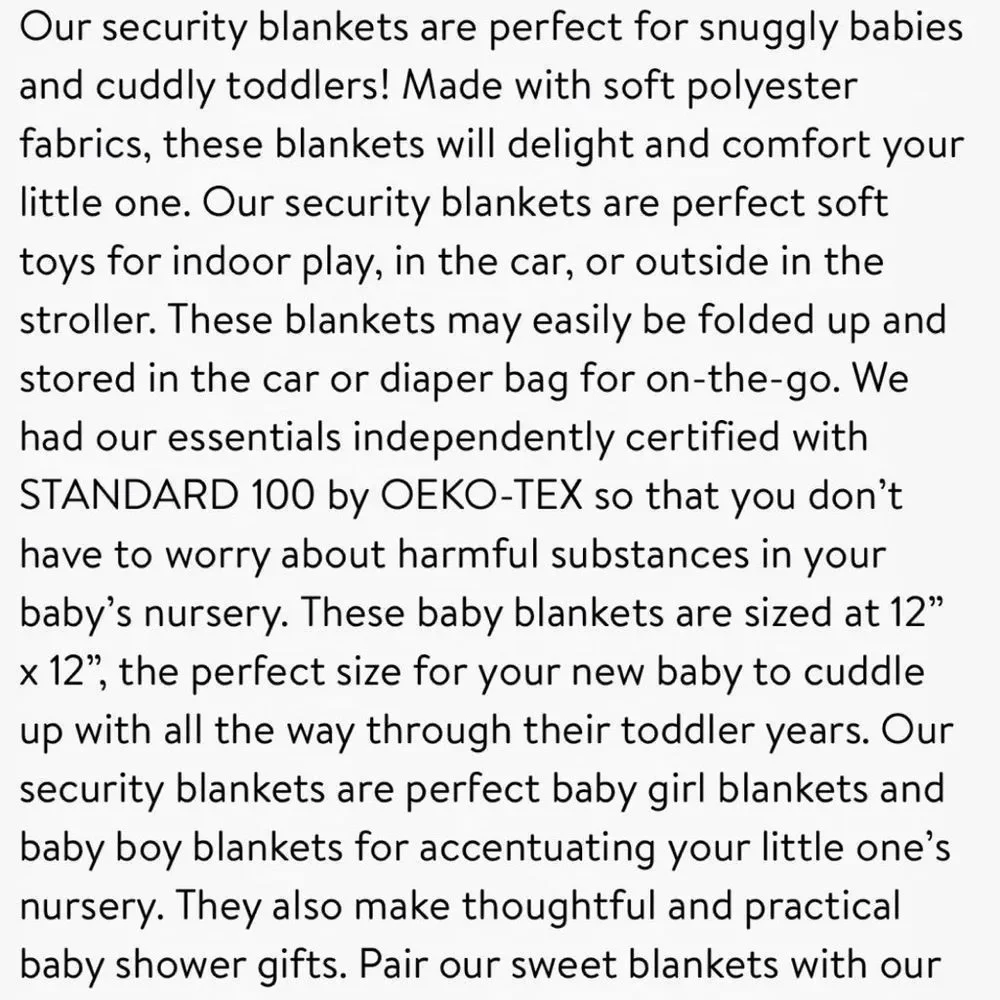 Lamb Unisex Neutral Security Blanket Lovey Snuggle Buddy Parents Choice NWT - Picture 4 of 10